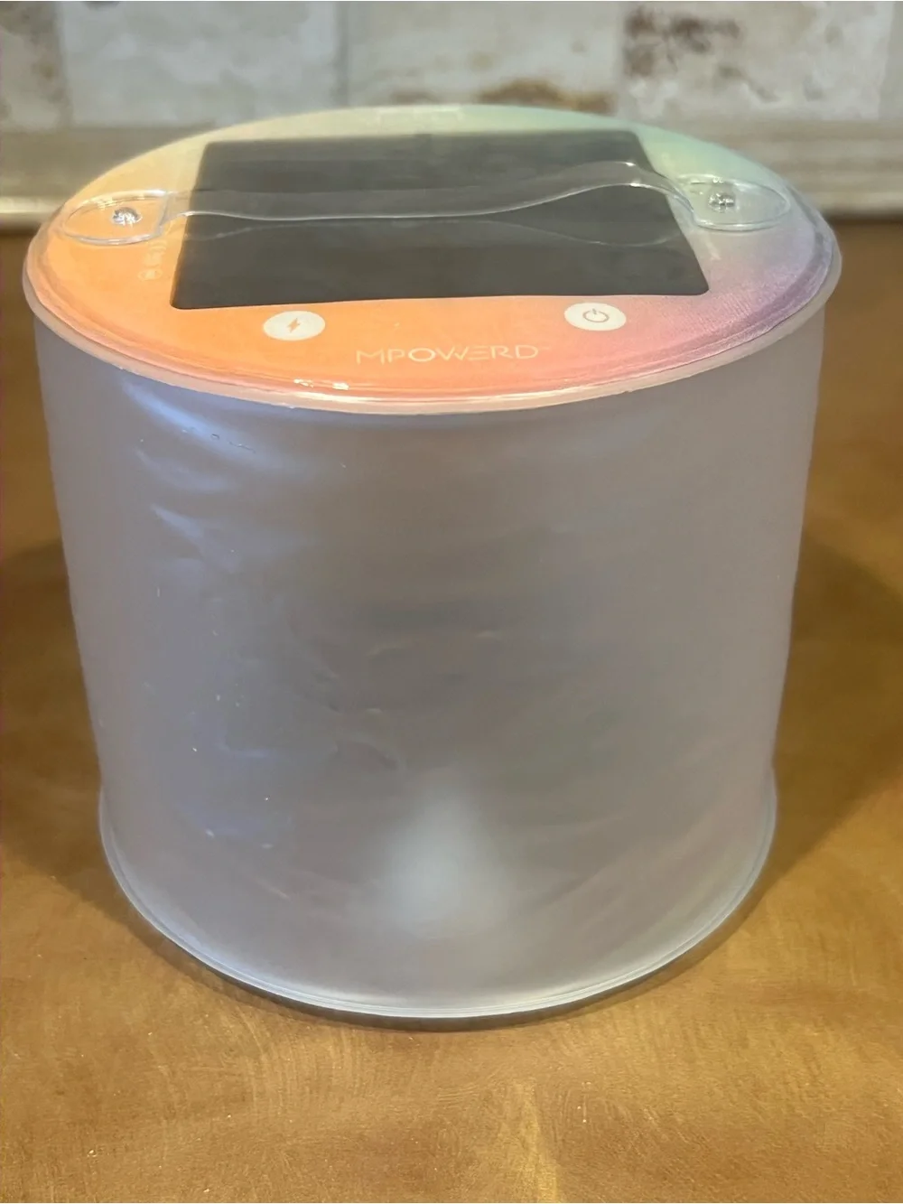 Luci Solar Light, inflatable Multi-Color Lantern w/ handle, tested